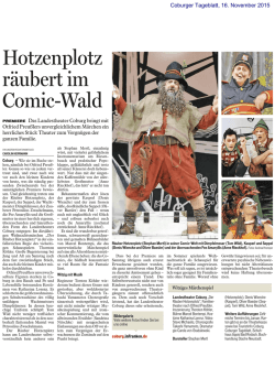 Hotzenplotz r&auml;ubert im Comic-Wald