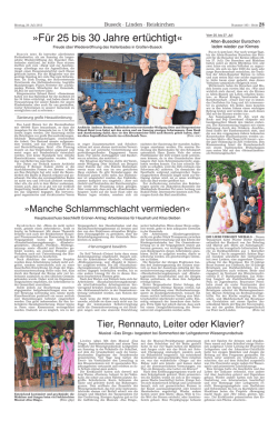 Für 25 bis 30 Jahre ertüchtigt