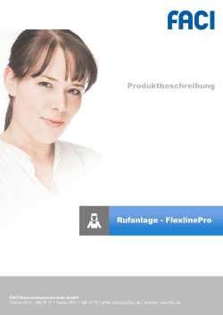 FlexlinePro-Produktbeschreibung