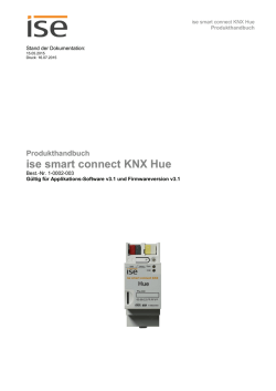 ise smart connect KNX Hue