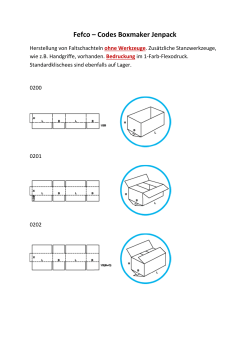 Fefco – Codes Boxmaker Jenpack