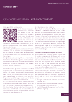 QR-Codes erstellen und entschlüsseln