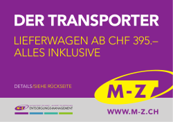 der transporter - m-z.ch