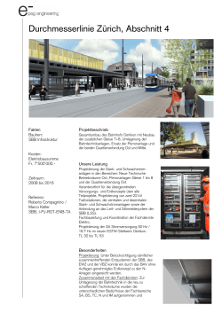 Durchmesserlinie Z&uuml;rich, Abschnitt 4
