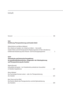 Inhalt - Kritische Psychologie