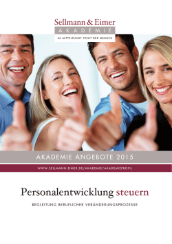 Personalentwicklung steuern - Sellmann & Eimer Personal GmbH