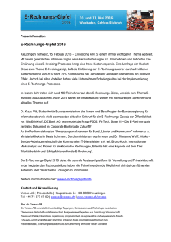E-Rechnungs-Gipfel 2016
