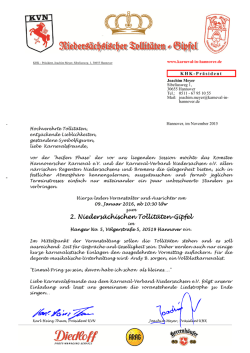 2. Niedersächischen Tollitäten