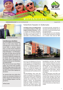 mieterzeitung - Wohnungsgesellschaft der Stadt Finsterwalde mbH