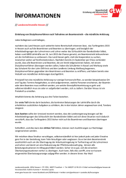 Information der Landesrechtsstelle
