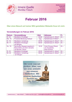 Februar 2016 - innere Quelle