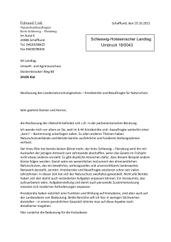 Edmund Link Schleswig-Holsteinischer Landtag Umdruck 18/5043