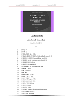 Edmund MATER Autorenliste Эдмунд МАТЕР