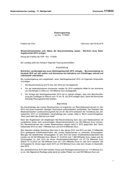 Drs. 17/3632 - Nieders&auml;chsischer Landtag