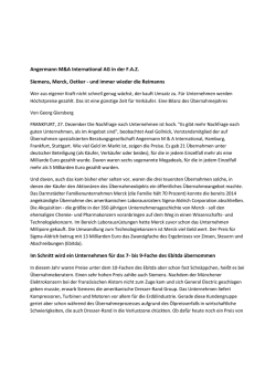 PDF-Version - Angermann M&A