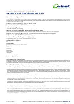 Informationsbogen