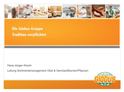 Hans-J&uuml;rgen Kirsch Leitung Sortimentsmanagement Obst