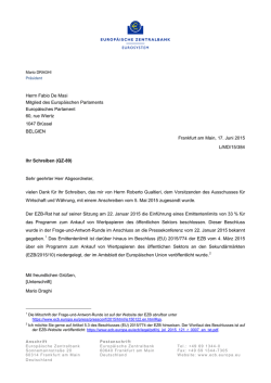 Ihr Schreiben