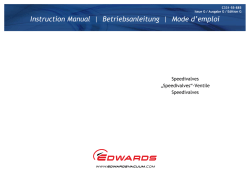 Instruction Manual | Betriebsanleitung | Mode d`emploi