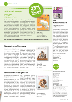 Edwards freche Tierparade Die Katzenwerkstatt