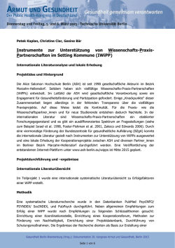IWiPP - Kongress Armut und Gesundheit