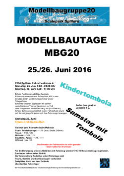 Modellbautage MBG20