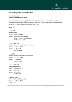 Programm für Mai 2016 bitte hier klicken