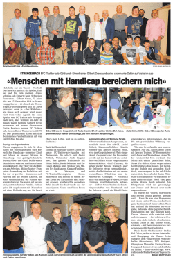 Menschen mit Handicap bereichern mich