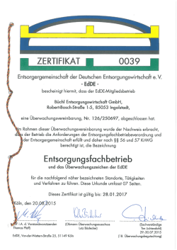 l ZERTIFIKAT I 0039 I