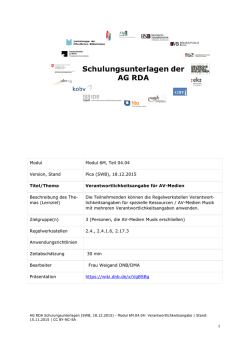 Modul 6M.04.04 Verantwortlichkeitsangabe Skript