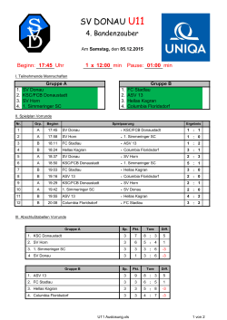 SV DONAU U11