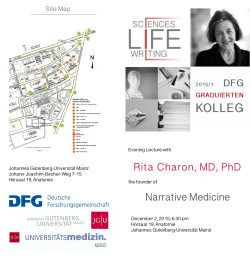 Rita Charon, MD, PhD Narrative Medicine