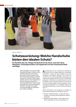 Schutzausrüstung: Welche Handschuhe bieten den idealen Schutz?