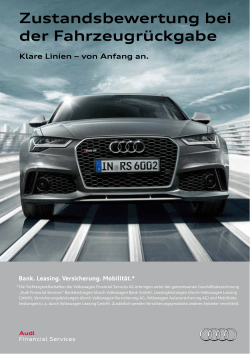 Schadenkatalog Audi 2015 - Autohaus Gruppe Spindler