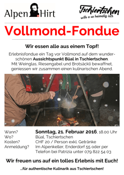 Vollmond-Fondue - [www.friiischtailer.ch]
