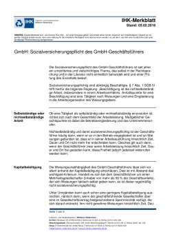 GmbH-Geschäftsführer - IHK Mittlerer Niederrhein
