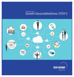 GmbH-Gesch&auml;ftsf&uuml;hrer (T&Uuml;V&reg;)