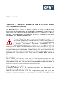 Presseaussendung als PDF - Kuratorium für Verkehrssicherheit