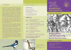 Manipulation und Verzauberung: