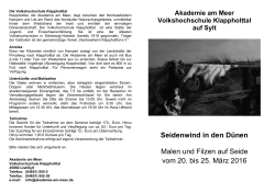 PDF Programm - Akademie am Meer