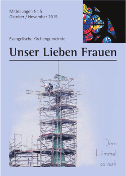 Oktober/November - Bremische Evangelische Kirche