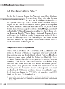 3.4 Max Frisch: Homo faber32