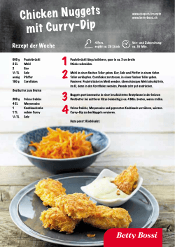 Chicken Nuggets mitCurry-Dip