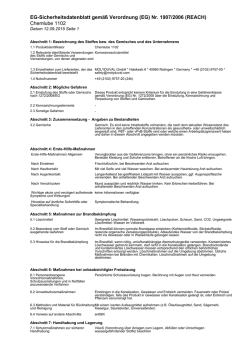 Chemlube 1102 EG-Sicherheitsdatenblatt gem&auml;&szlig; Verordnung (EG