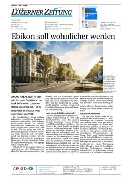 Ebikon soll wohnlicher werden