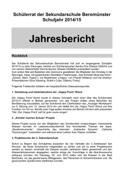 Jahresbericht 14/15