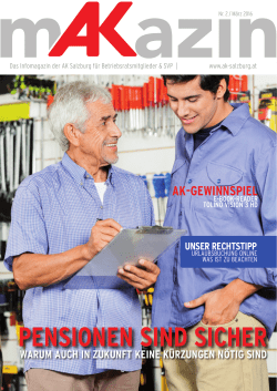 pensionen sind sicher