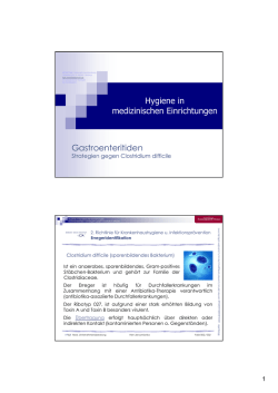 Hygiene in medizinischen Einrichtungen