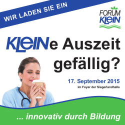 e Auszeit gef&auml;llig?