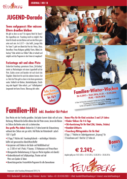 JUGEND-Dorado - Hotel Feuerberg